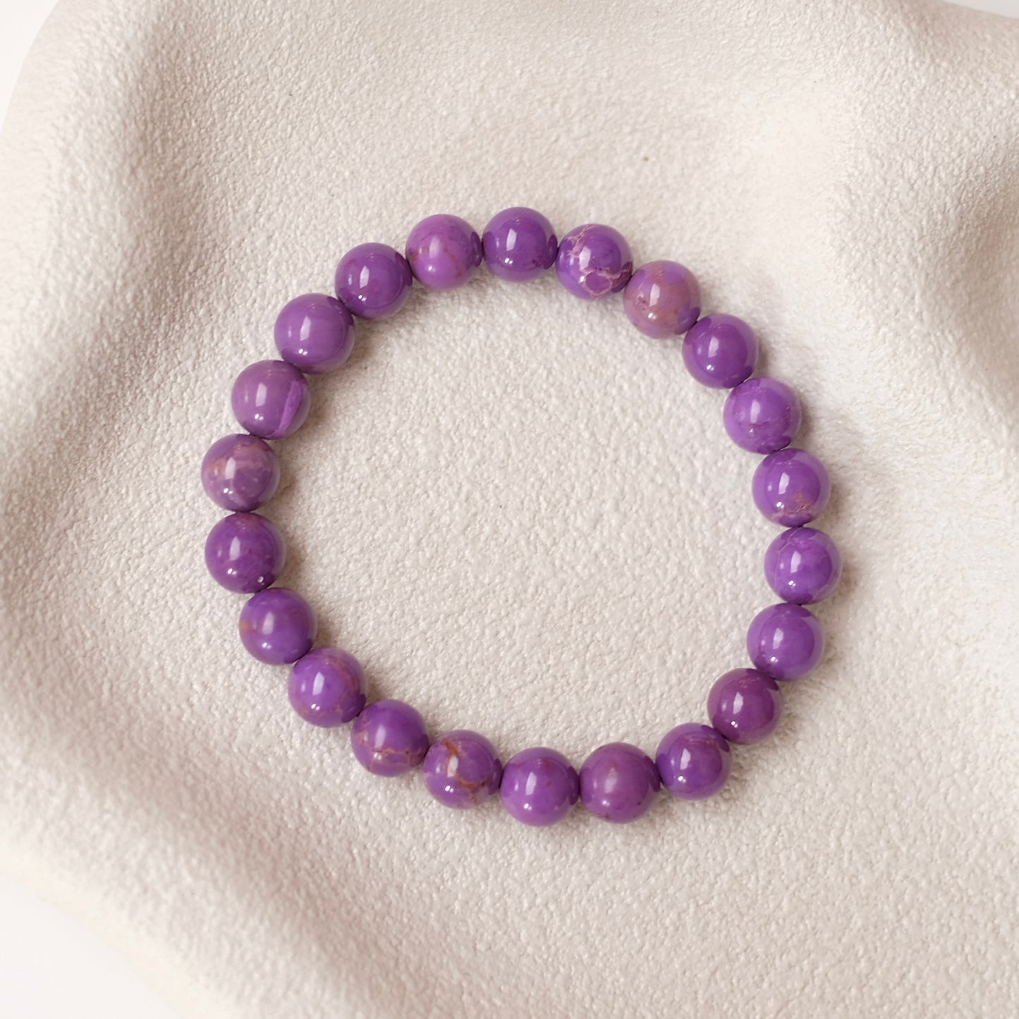 Phosphosiderite Bracelet | Crystal Stretch Bracelet