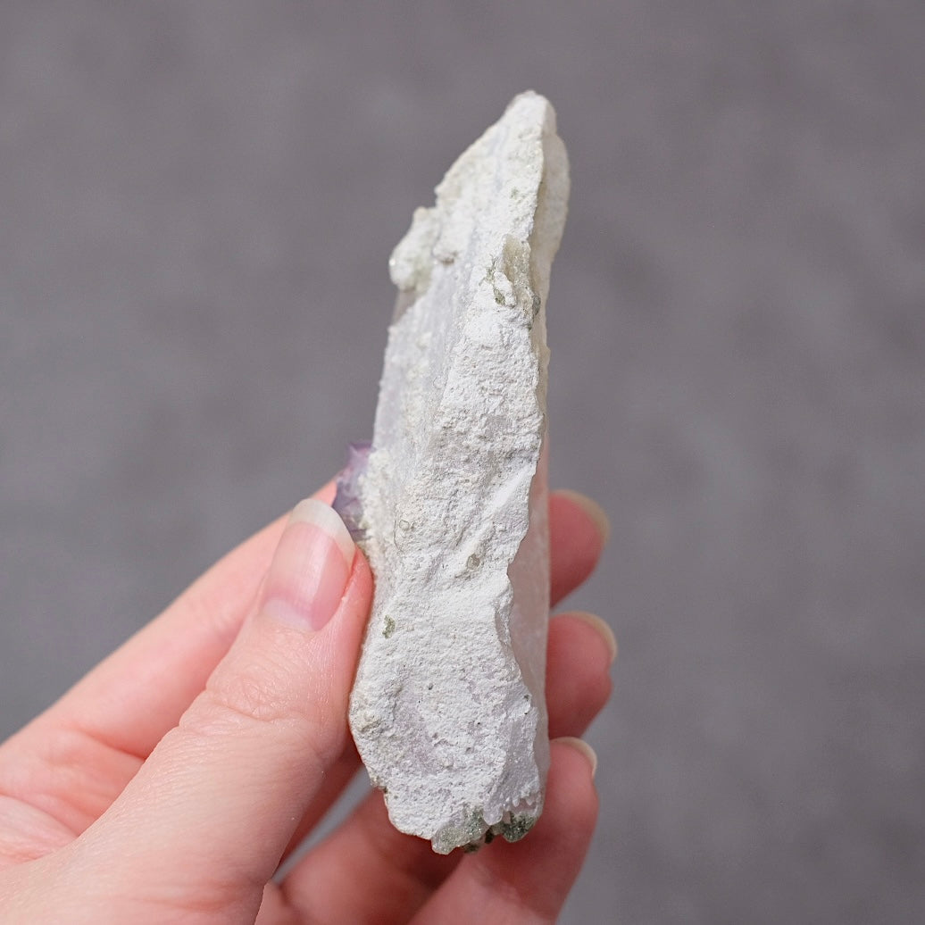 Yaogangxian Fluorite on Quartz Point | Quartz Crystal Specimen