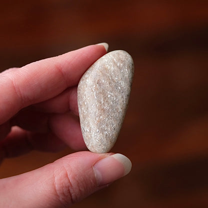 Silver Aventurine Tumble | Polished Sage Mica Crystal