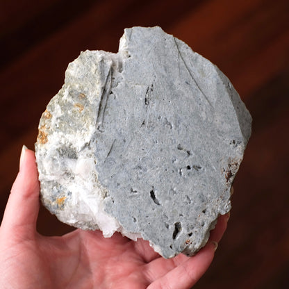 Tabular Calcite & Druzy Chalcedony Cluster | Calcite Crystal Specimen