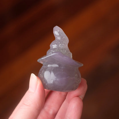 Yttrium Fluorite Pumpkin Carving | Halloween Jack O Lantern Pumpkin