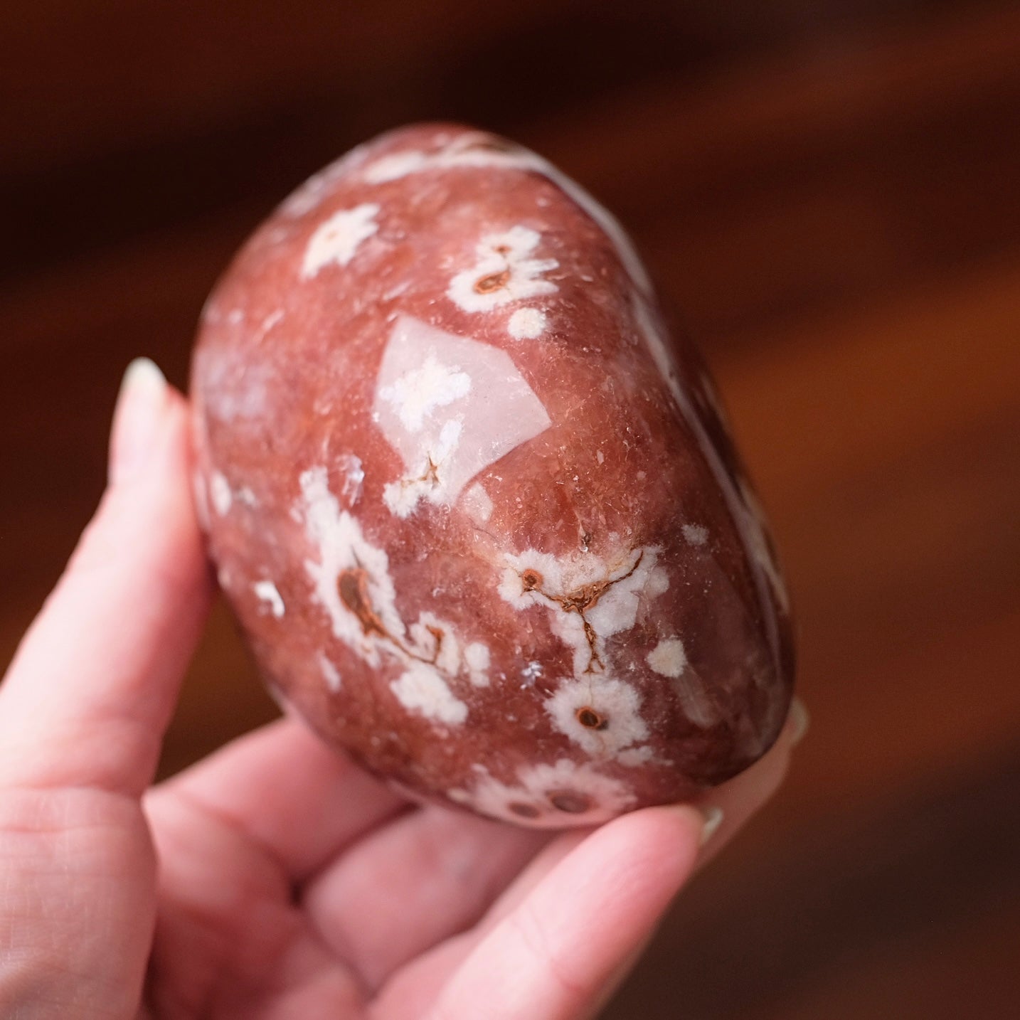 Raspberry Pink Amethyst | Polished Pink Amethyst Crystal Freeform 13