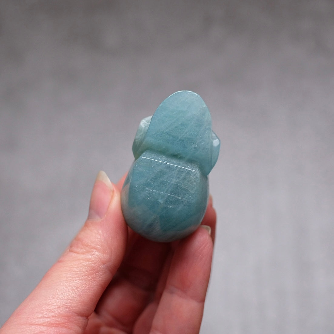 Rare Aquamarine Skull | Blue Aquamarine Crystal Skull