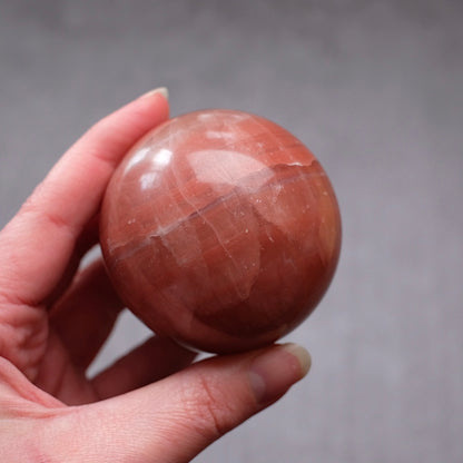 Rose Calcite Sphere | Calcite Crystal Sphere