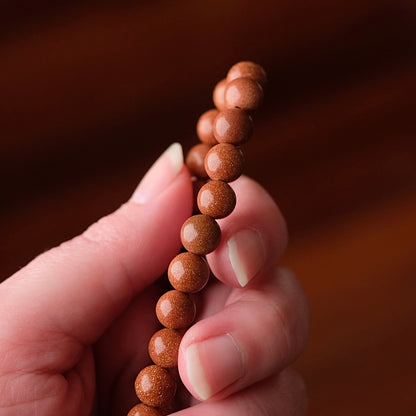 Goldstone Bracelet | Copper & Blue Goldstone Stretch Bracelet