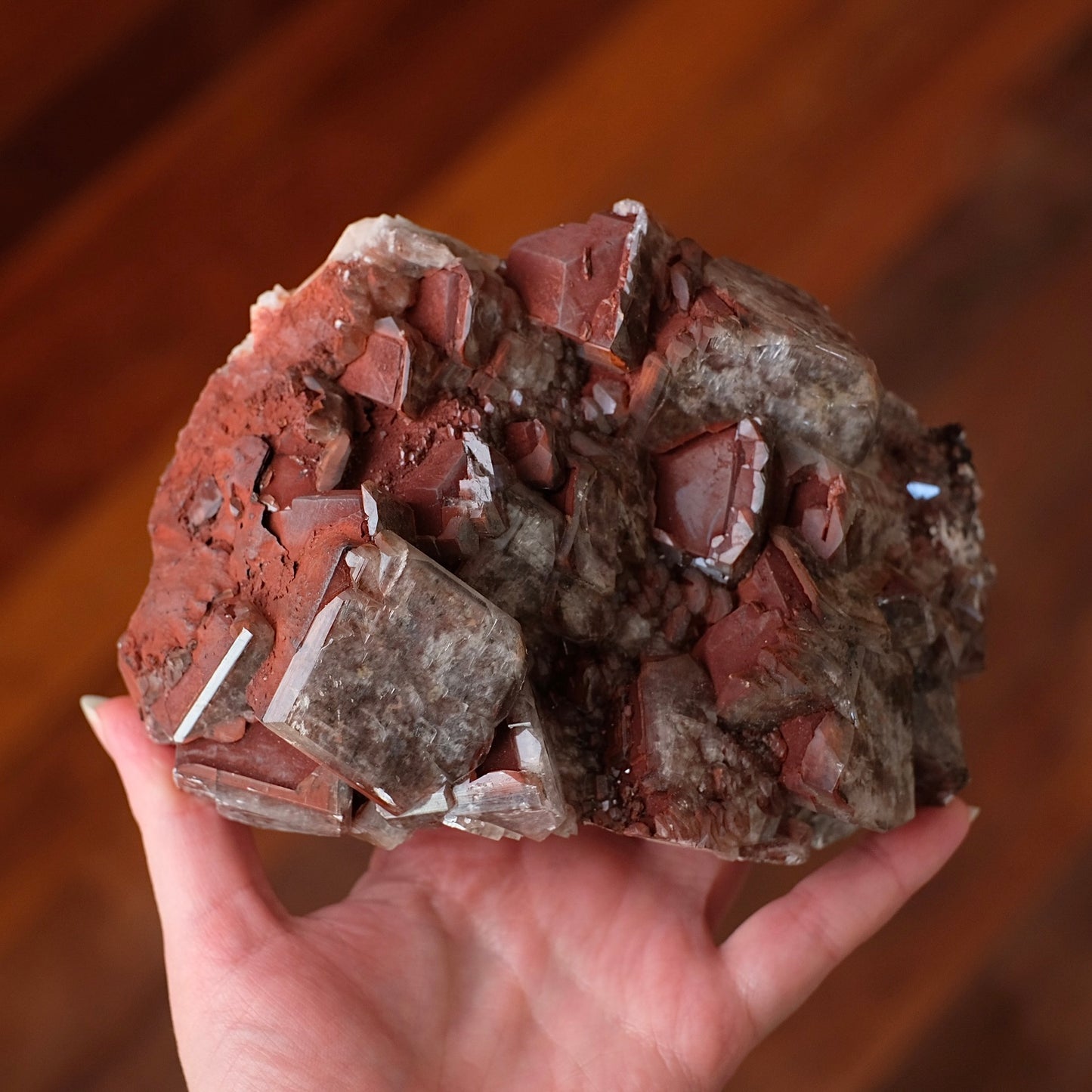 Chocolate Calcite Specimen | Calcite Crystal Cluster