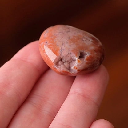 Cotton Candy Agate Heart | Pink Agate Crystal Heart