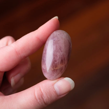 Purple Rose Quartz Shivas | Lavender Rose Quartz Shiva Lingam Crystal