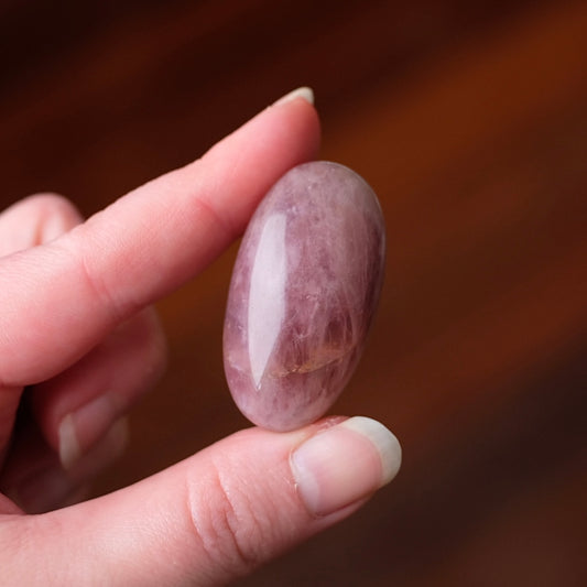 Purple Rose Quartz Shivas | Lavender Rose Quartz Shiva Lingam Crystal