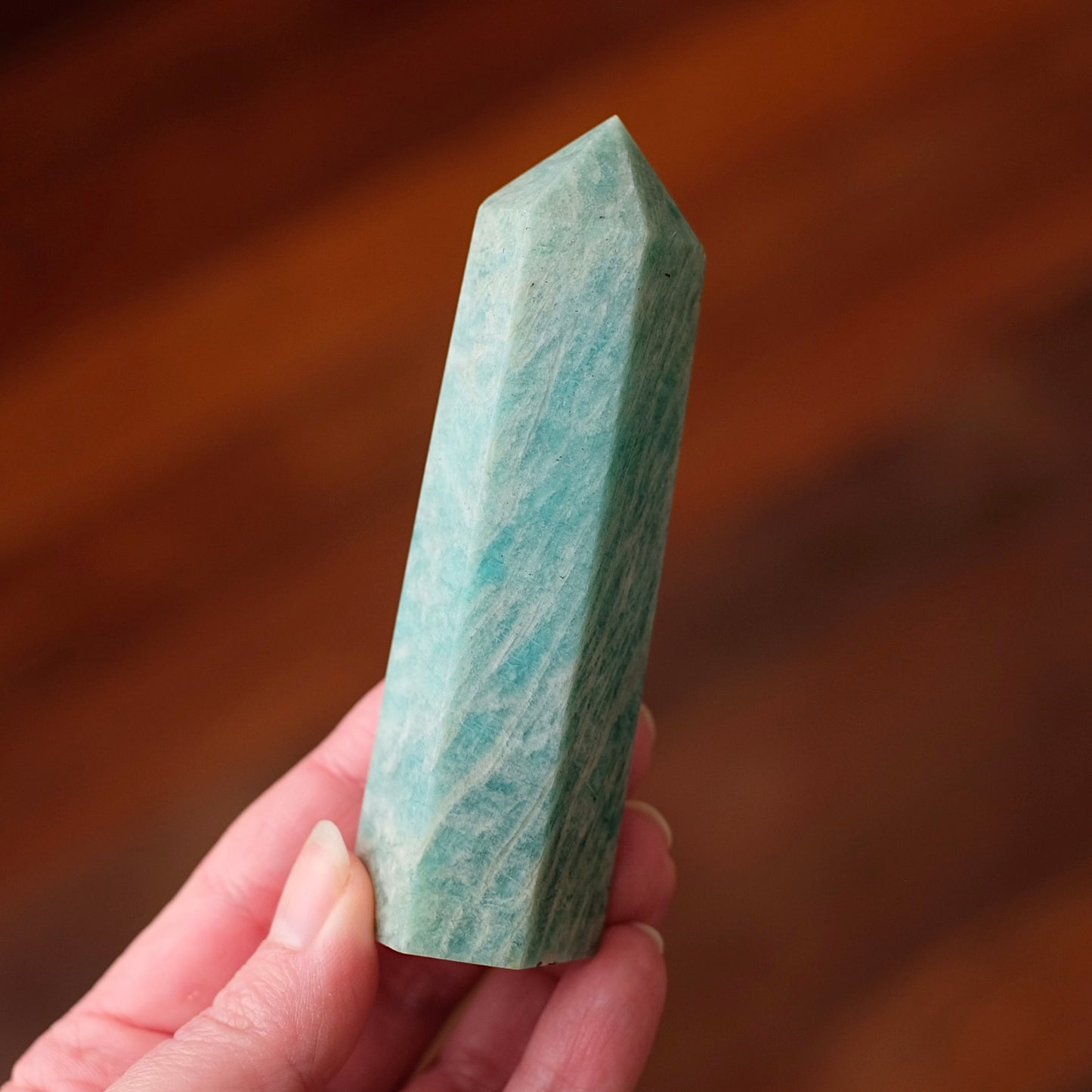 Amazonite Point | Pretty Amazonite Crystal Tower