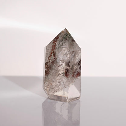 Garden Quartz Point | Lodolite Quartz | Dream Quartz Crystal Tower