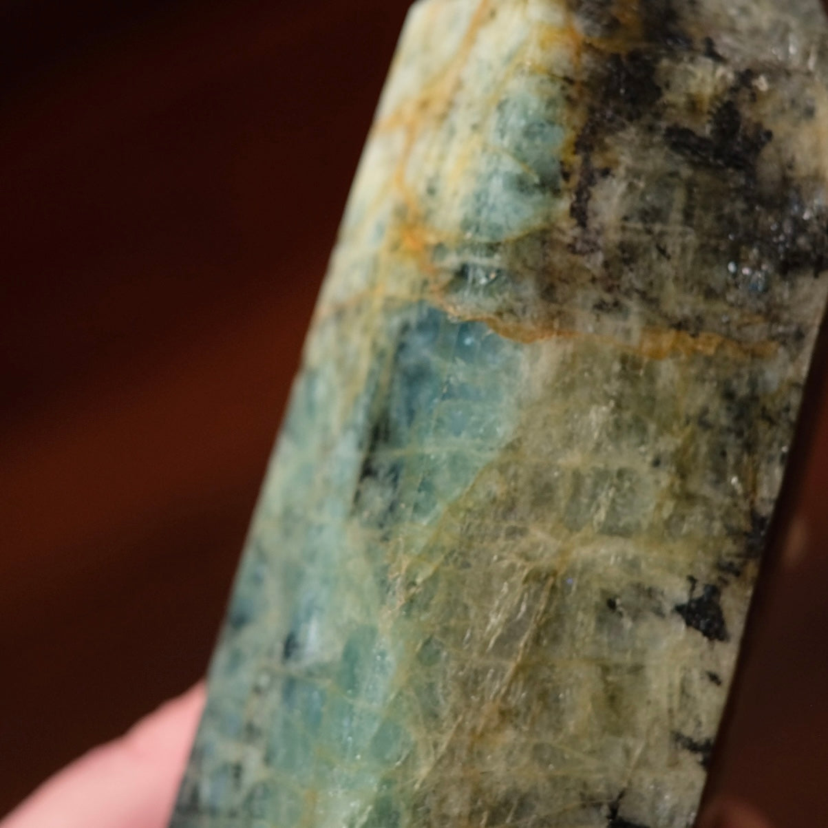 XL Aquamarine Tower |  Beryl Tower | Crystal Point
