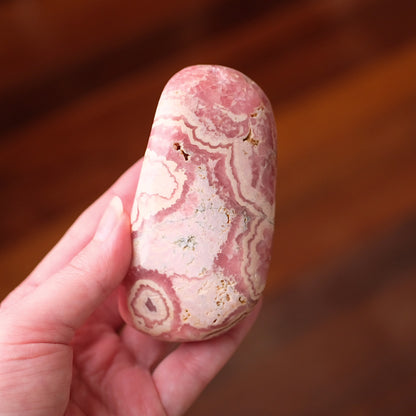 Rhodochrosite Freeform | Polished Rhodochrosite Crystal D