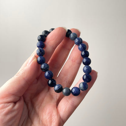 Sodalite Bracelet | Crystal Stretch Bracelet