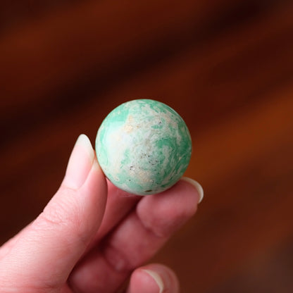 Rare Variscite Sphere | Green Variscite Crystal Sphere