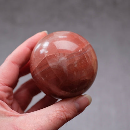 Rose Calcite Sphere | Calcite Crystal Sphere