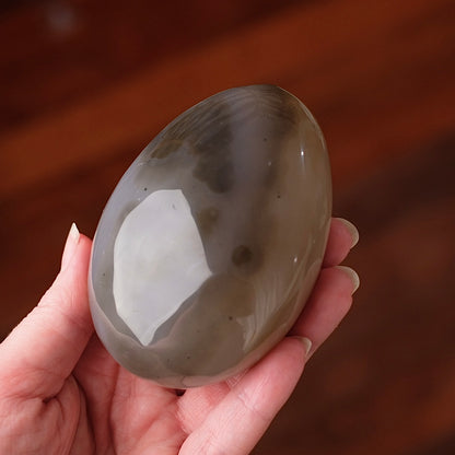 Druzy Agate Egg + Display Stand | Agate Crystal Display