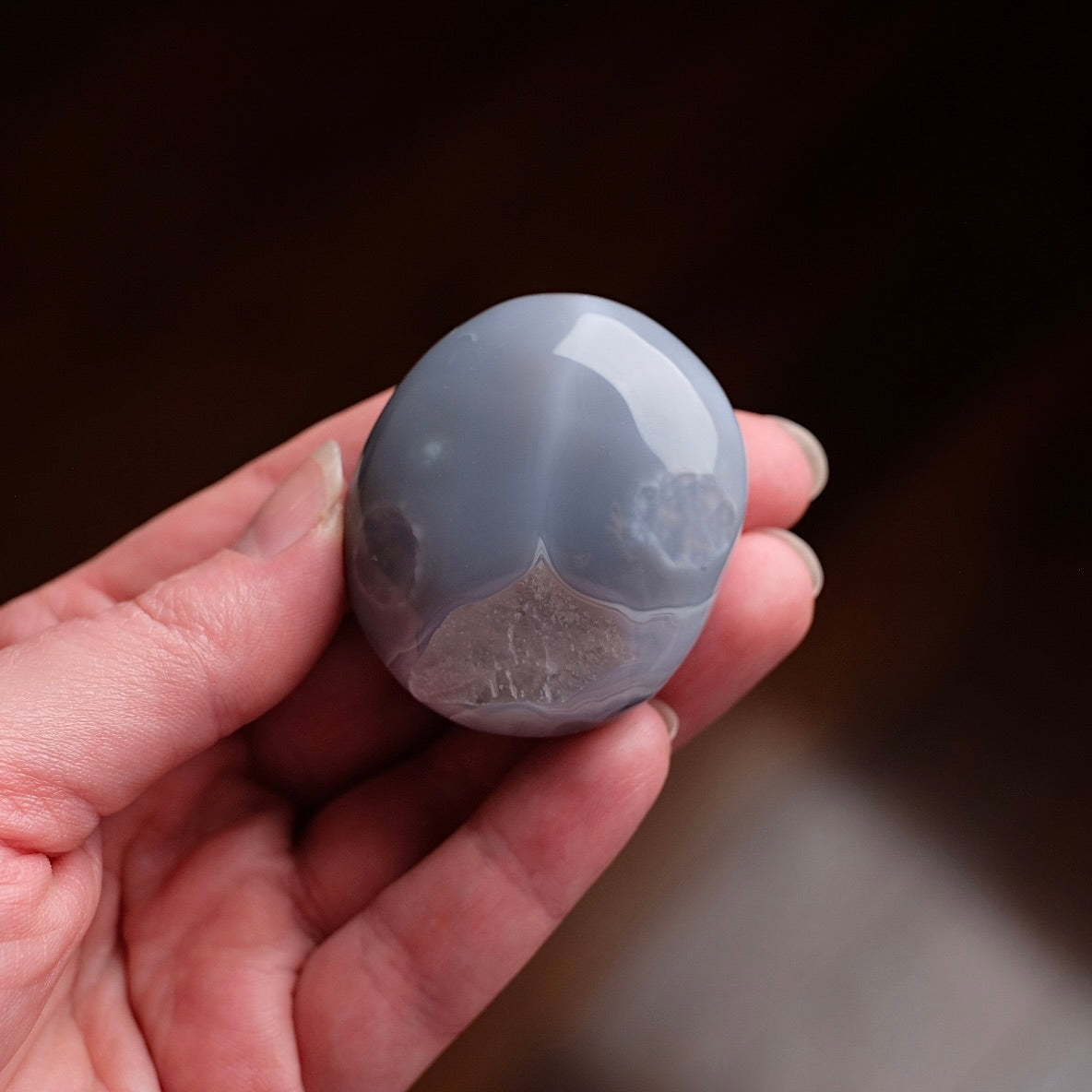 Banded Agate Palm | Agate Crystal Palm Stone