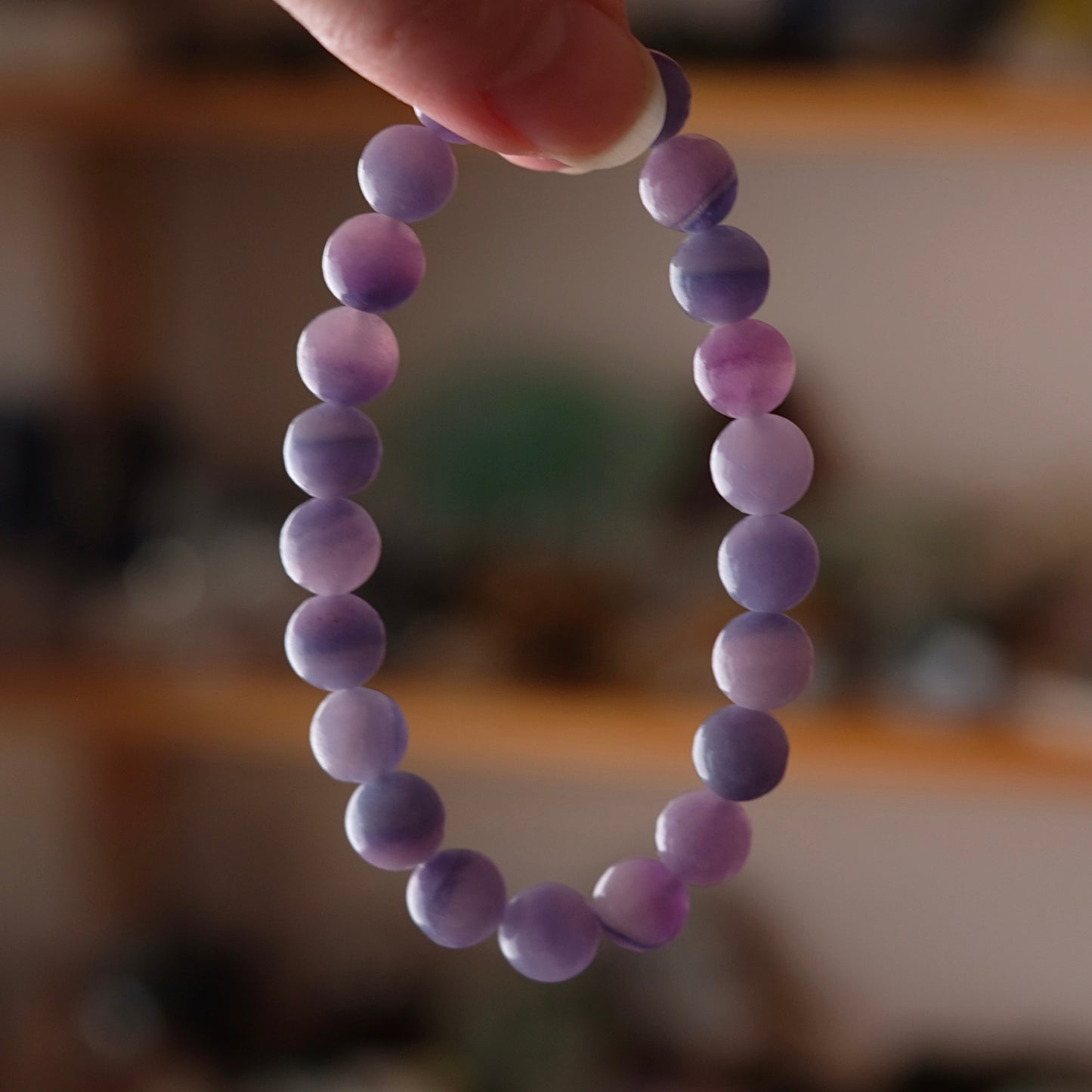 Silk Fluorite Bracelet | Silky Fluorite Crystal Bracelet