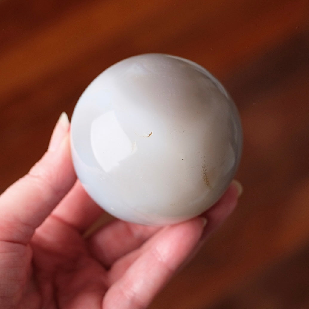 Banded Agate Sphere | Striped Agate Crystal Sphere