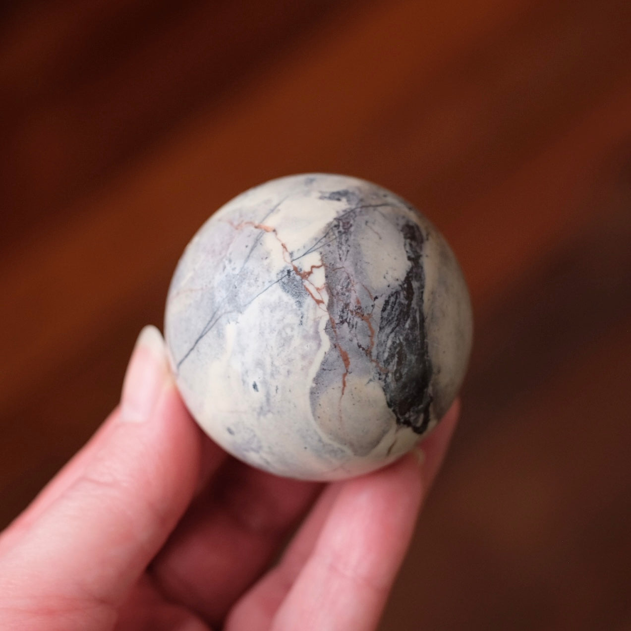 Porcelain Jasper Sphere | Rare Jasper Crystal Sphere