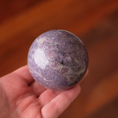 Lepidolite Sphere | Purple Lepidolite Crystal Sphere