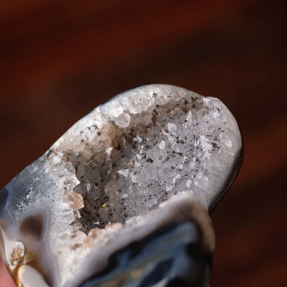 Druzy Agate Heart | Druzy Geode Crystal Heart | Agate Geode