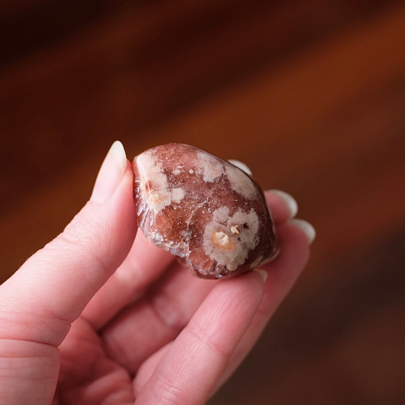 Raspberry Pink Amethyst Geode | Polished Pink Amethyst Crystal Specimen 3