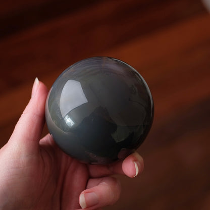 Druzy Agate Geode Sphere | Agate Crystal Sphere