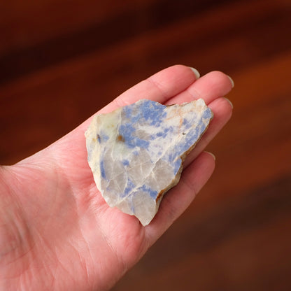 Rare Blue Lepidolite Slab | Polished Lepidolite Crystal Slice