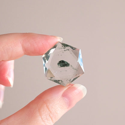 Chlorite Quartz Hexagon | Crystal Jewel | Star of David
