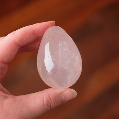 Gemmy Star Rose Quartz Egg | Rose Quartz Crystal Egg