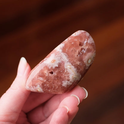 Raspberry Pink Amethyst Geode | Polished Pink Amethyst Crystal Specimen 14