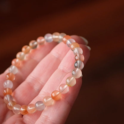 Amphibole Quartz Bracelet | Rabbit Hair Crystal Stretch Bracelet