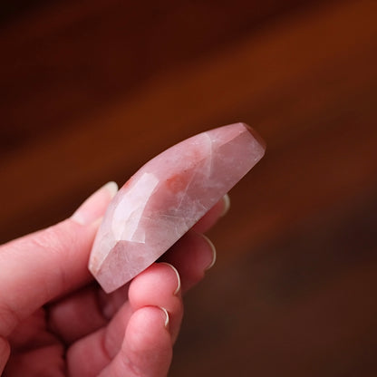 Rare Guava Quartz Freeform | Pink Quartz Crystal Freeform