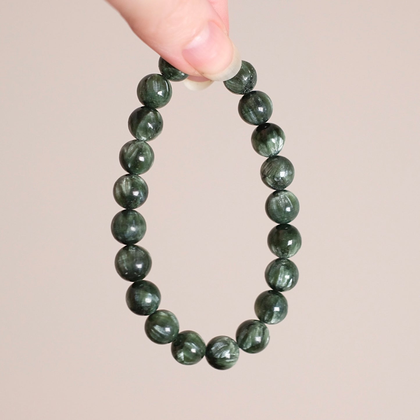 Seraphinite Bracelet | Crystal Stretch Bracelet