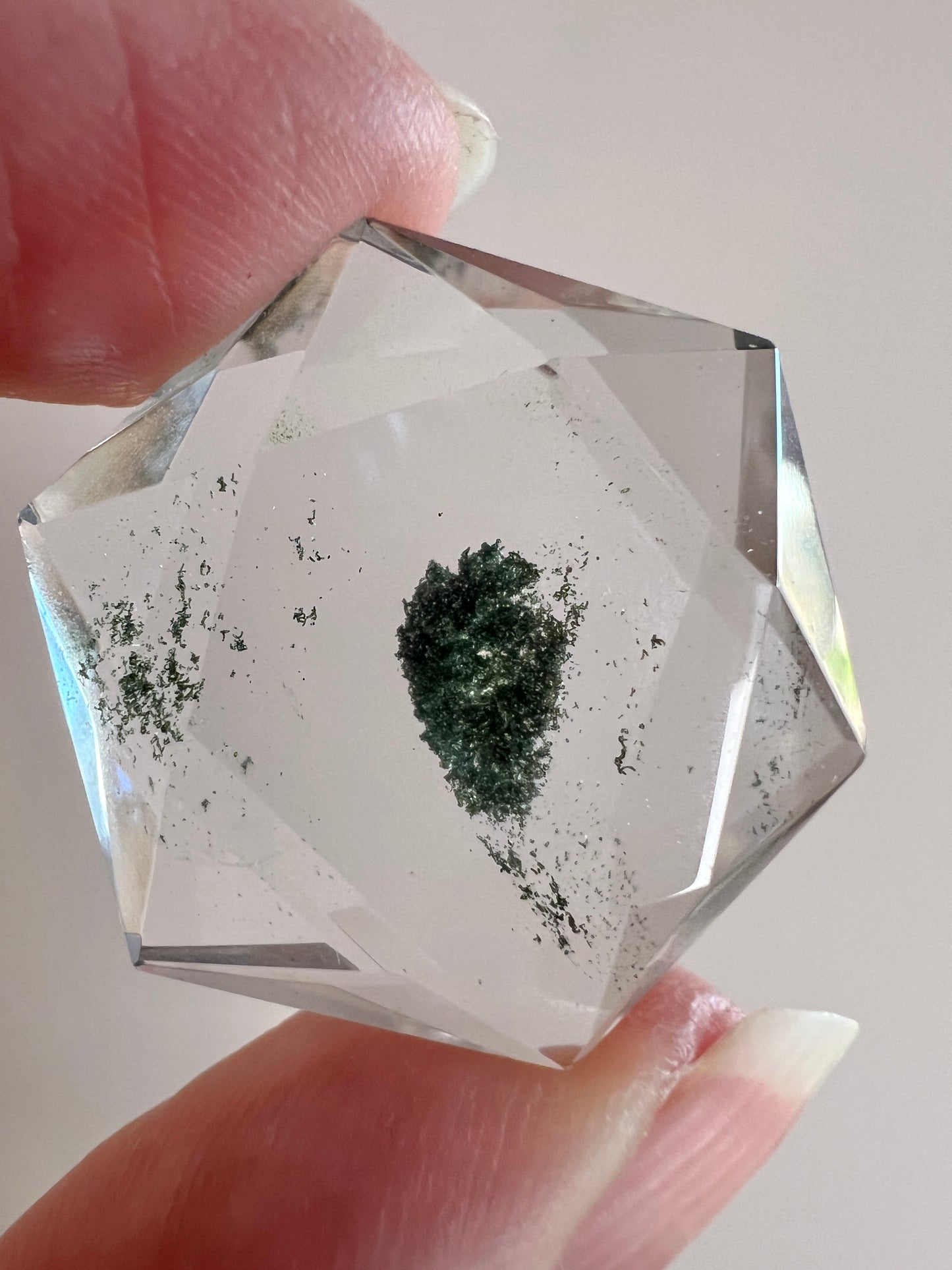 Chlorite Quartz Hexagon | Crystal Jewel | Star of David