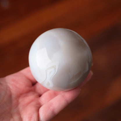 Banded Agate Sphere | Striped Agate Crystal Sphere