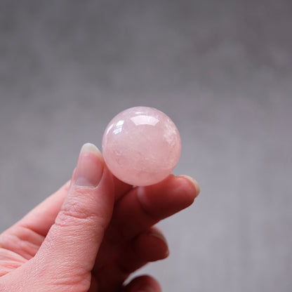 Rose Quartz Sphere | Pink Rose Quartz Crystal Sphere