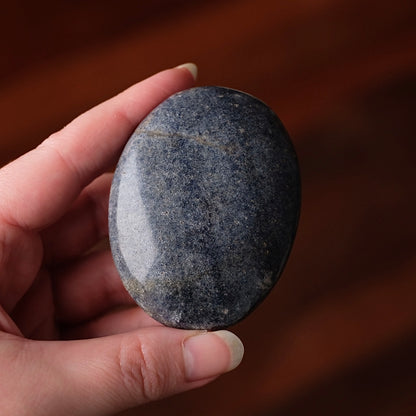 Lazulite Palm | Blue Lazulite Crystal Palmstone