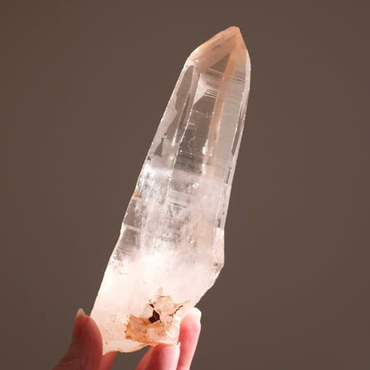 XL Scarlet Temple Lemurian Quartz Point | Pink Lemurian Seed Crystal