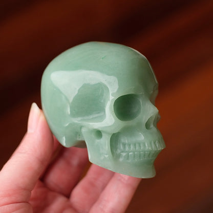 Green Aventurine Crystal Skull | Aventurine Skull
