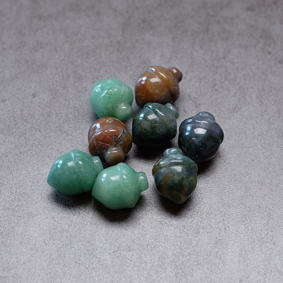 Mini Crystal Acorn Carving | Cute Crystal Carvings