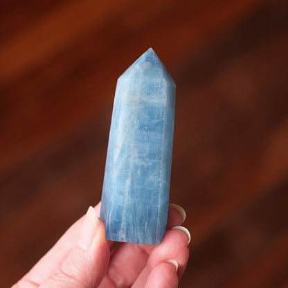 Shimmery Blue Aquamarine Point | Aquamarine Crystal Tower