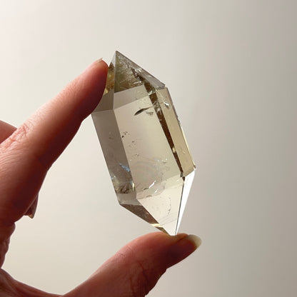 Smokey Citrine DT Point | Double Terminated Crystal Point