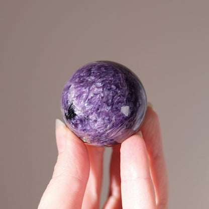 Purple Charoite Sphere | Charoite Crystal Sphere