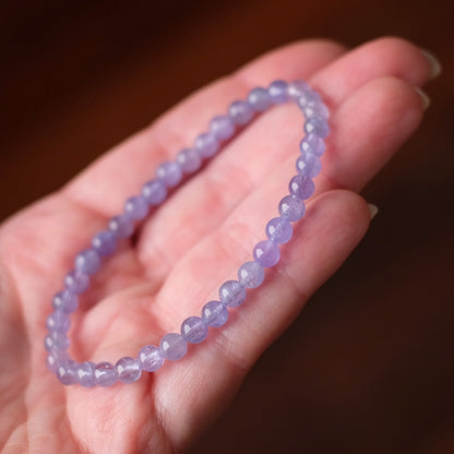 Tanzanite Bracelet | Genuine Tanzanite Crystal Stretch Bracelet