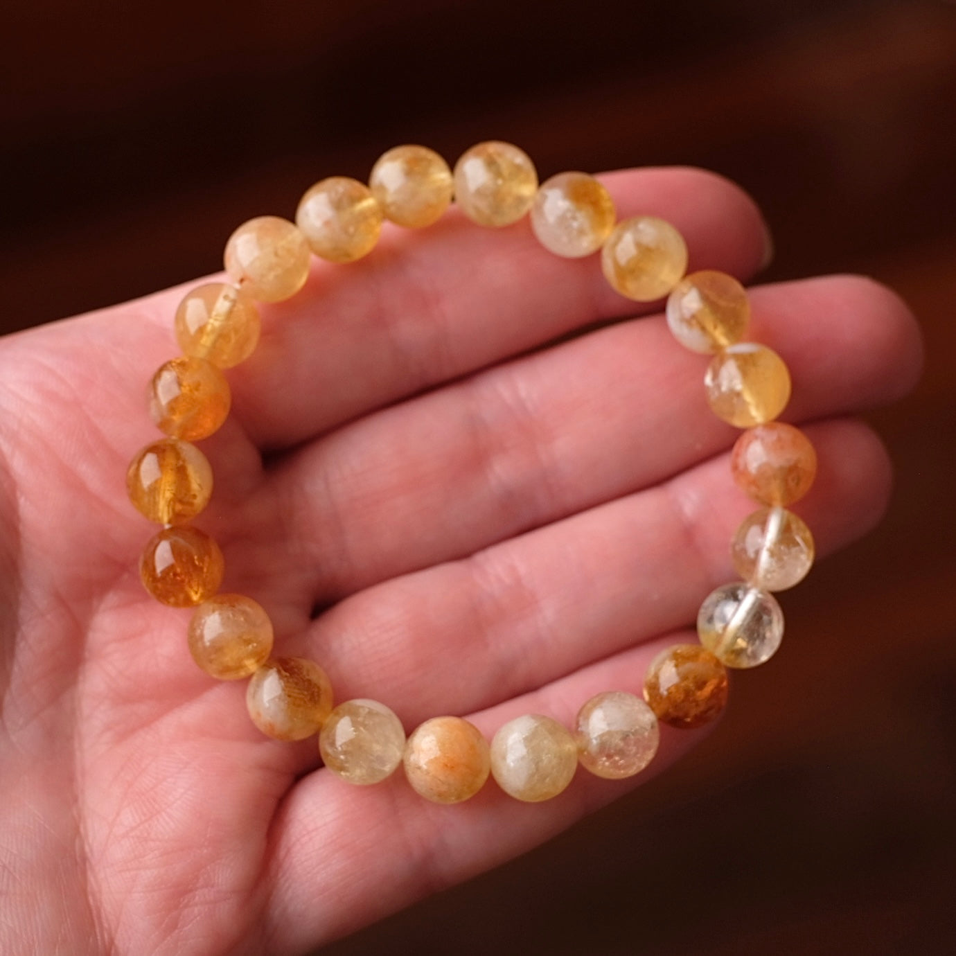 Citrine Bracelet | Citrine Crystal Bracelet