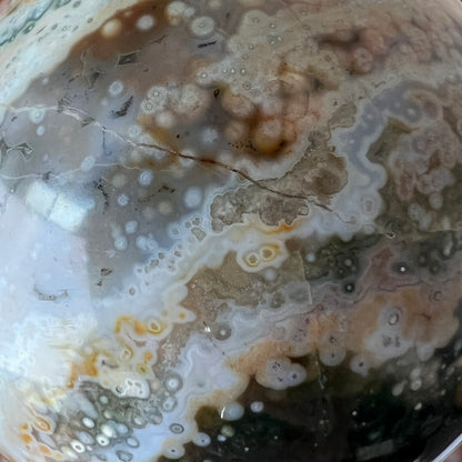 Sea Jasper Egg | Jasper Crystal Egg Carving