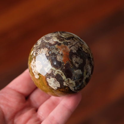 Volcanic Rhyolite Sphere | Rhyolite Crystal Sphere